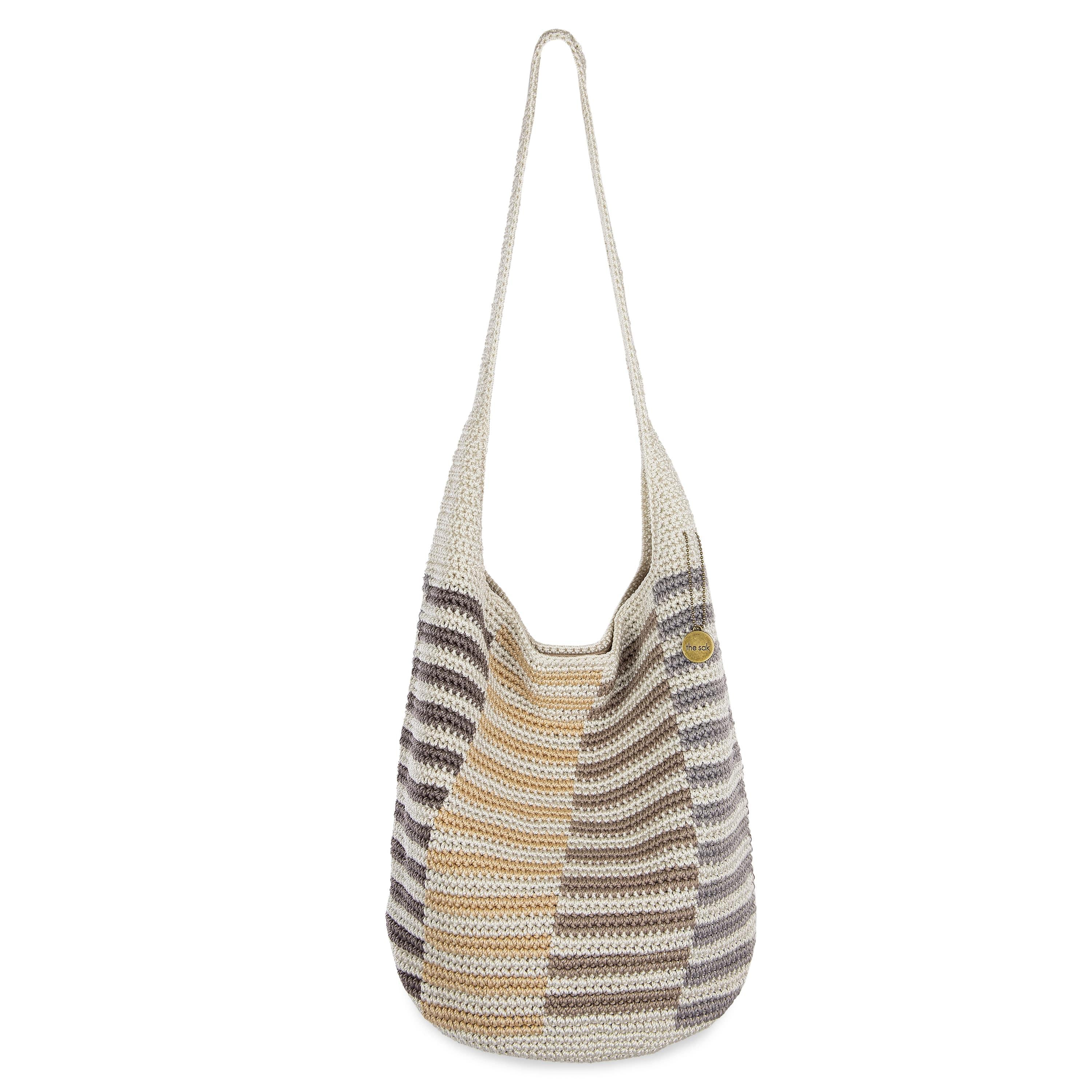The Sak 120 Hobo - Hand Crochet - Serenity Stripe