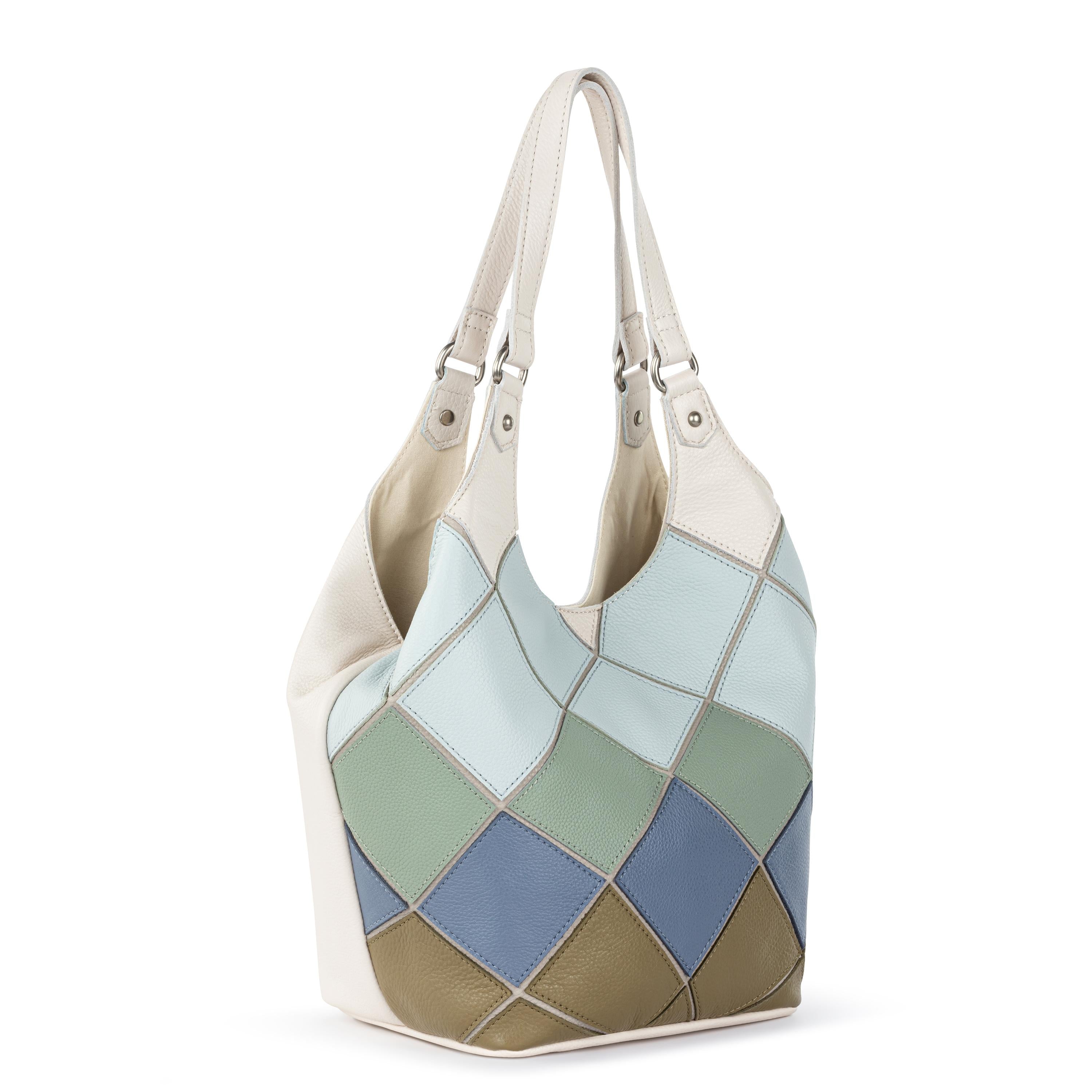 The Sak Roma Shopper - Leather - Loden Multi Patch