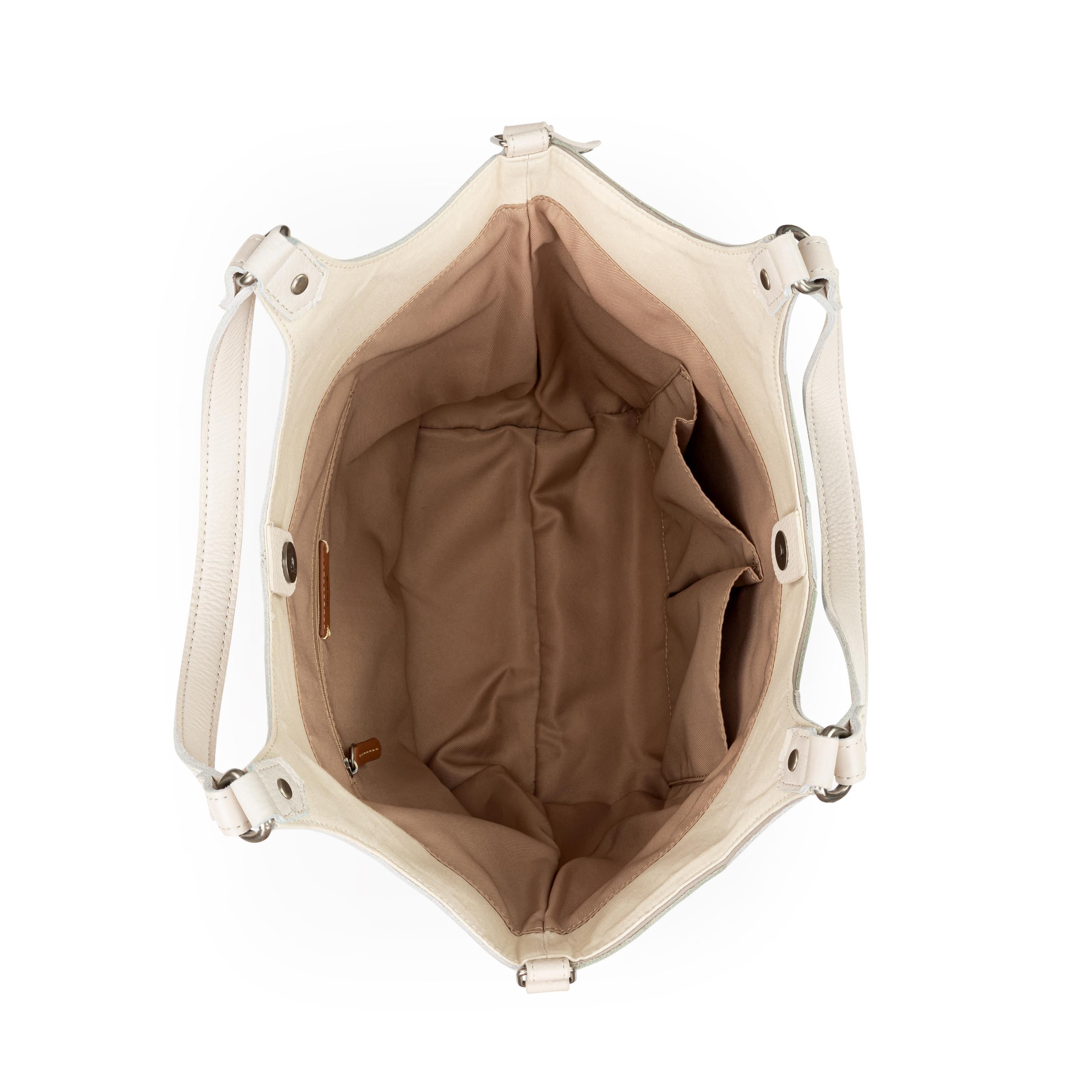 The Sak Roma Shopper - Leather - Loden Multi Patch