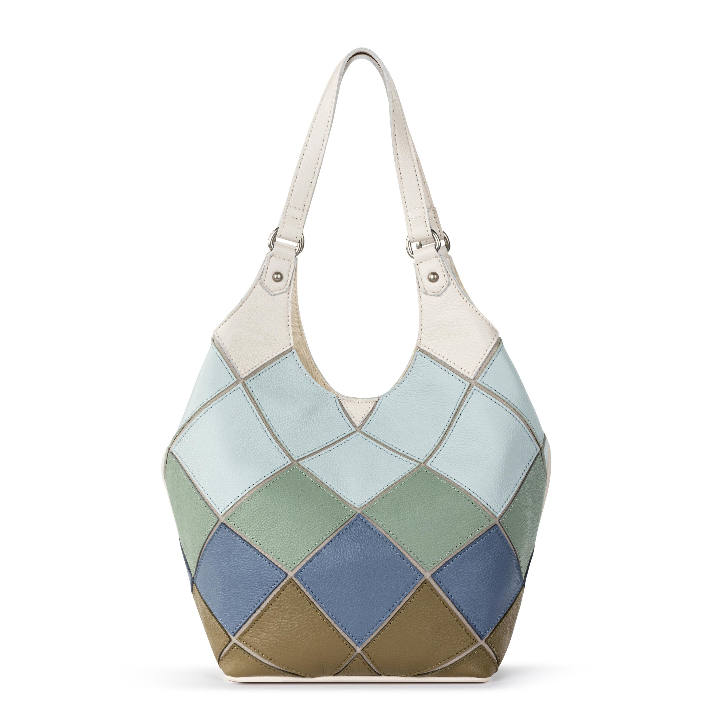 The Sak Roma Shopper - Leather - Loden Multi Patch