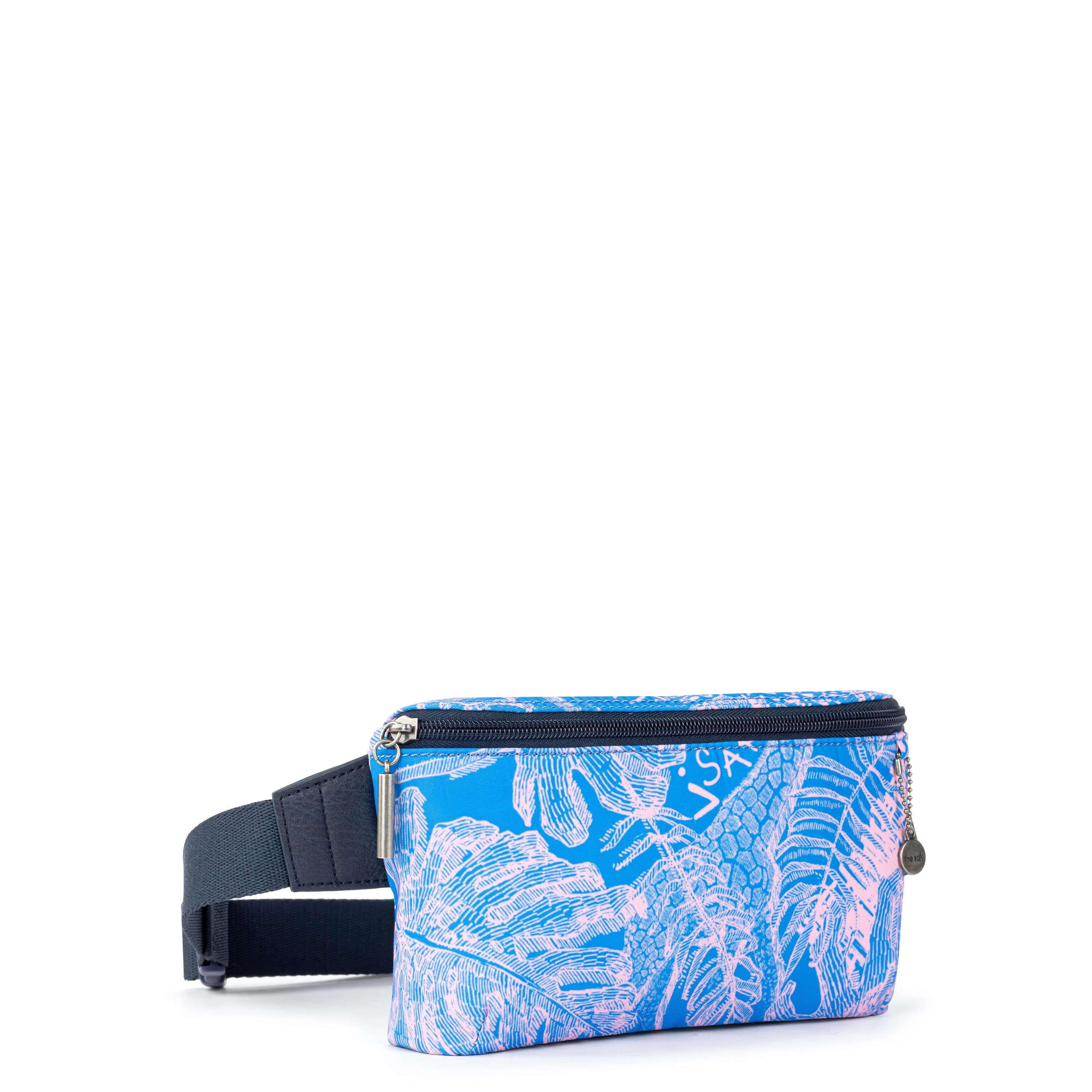 The Sak Caraway Small Belt Bag - EcoTwill - Bubblegum Wildlife