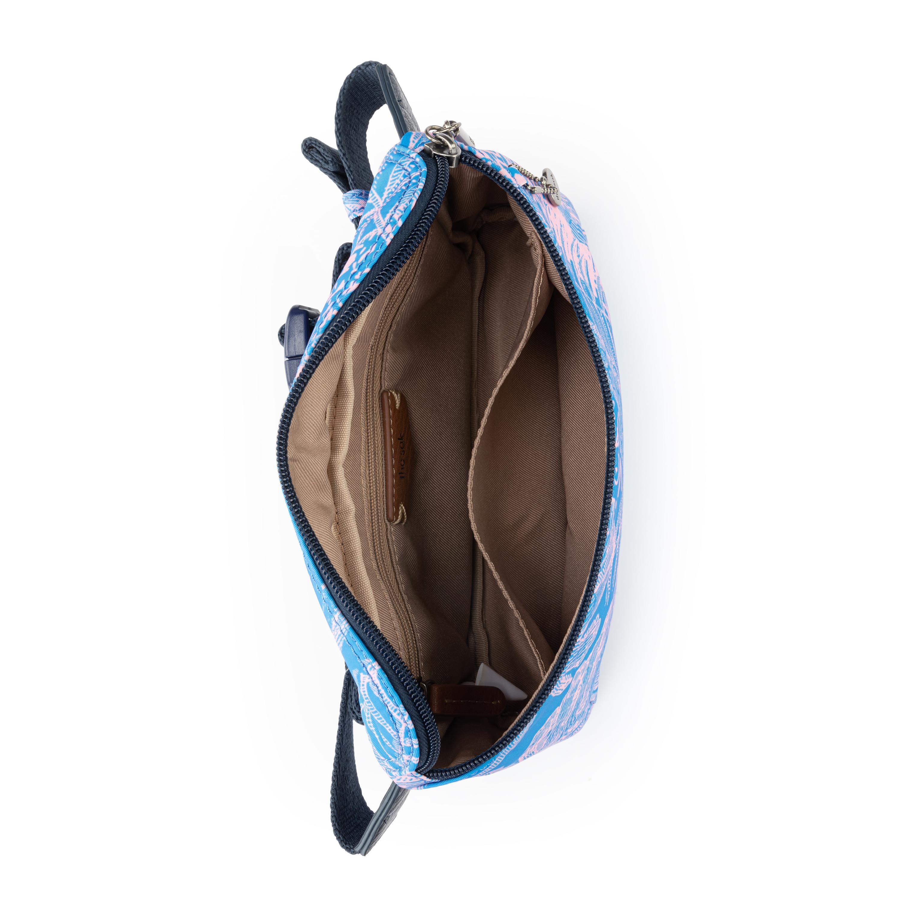 The Sak Caraway Small Belt Bag - EcoTwill - Bubblegum Wildlife