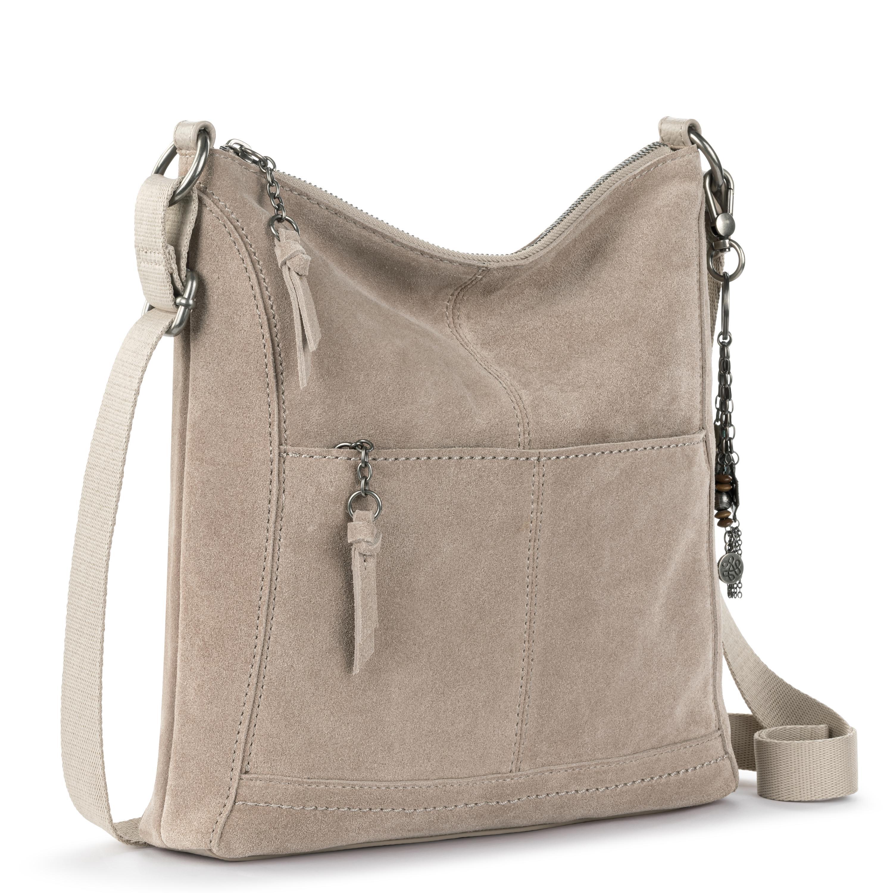 The Sak Lucia Crossbody - Leather - Sand Suede