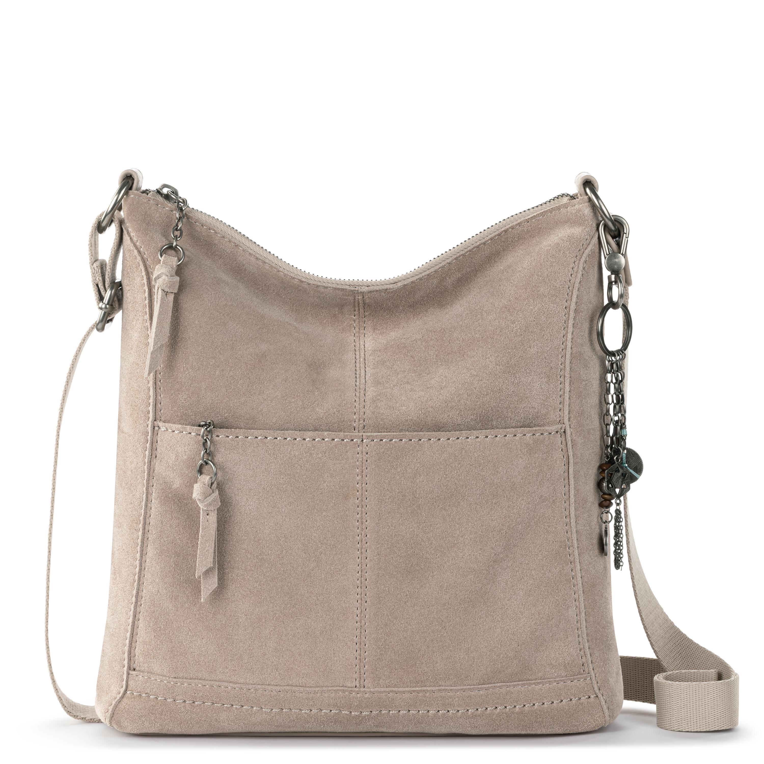 The Sak Lucia Crossbody - Leather - Sand Suede