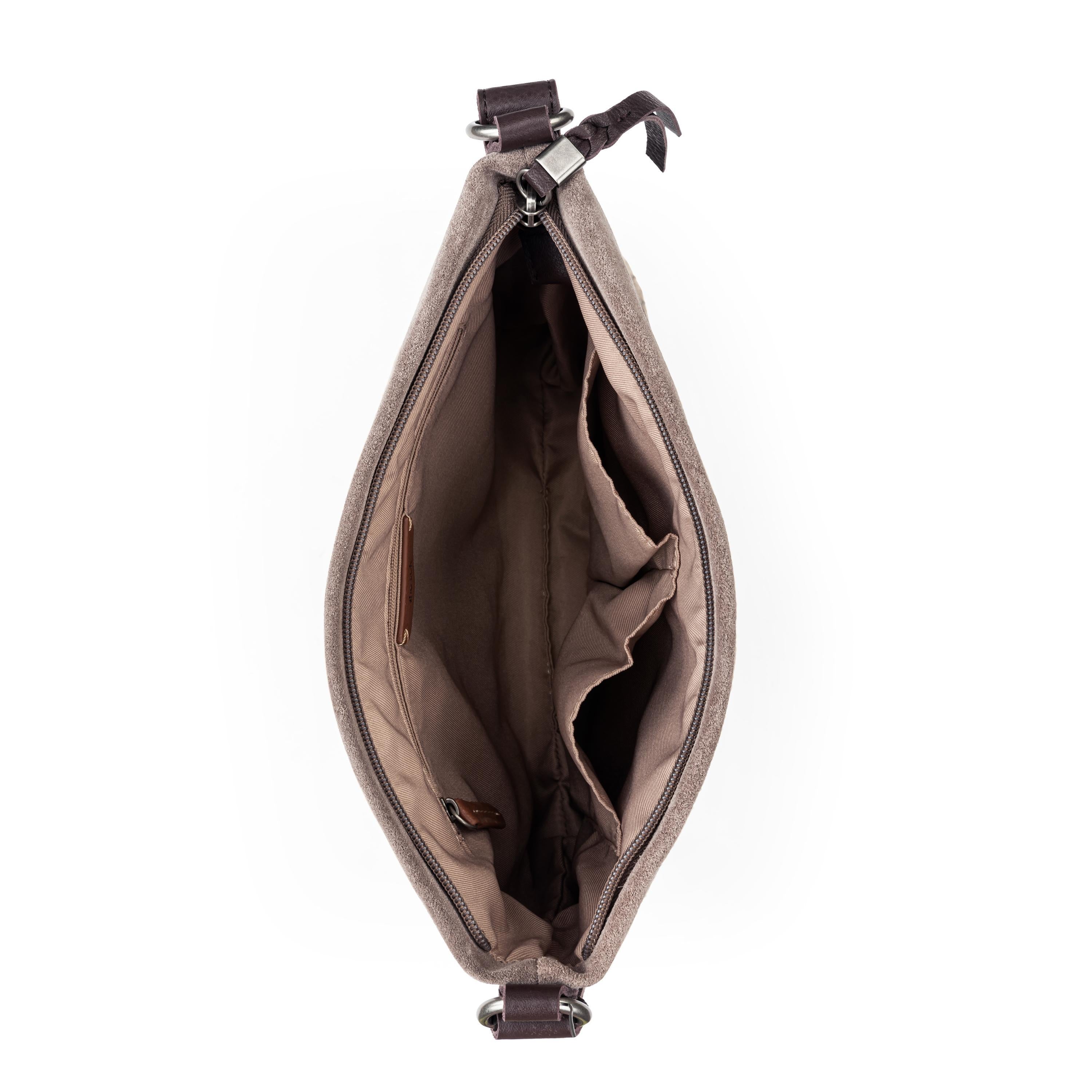 The Sak Melrose Crossbody - Leather - Mushroom Suede