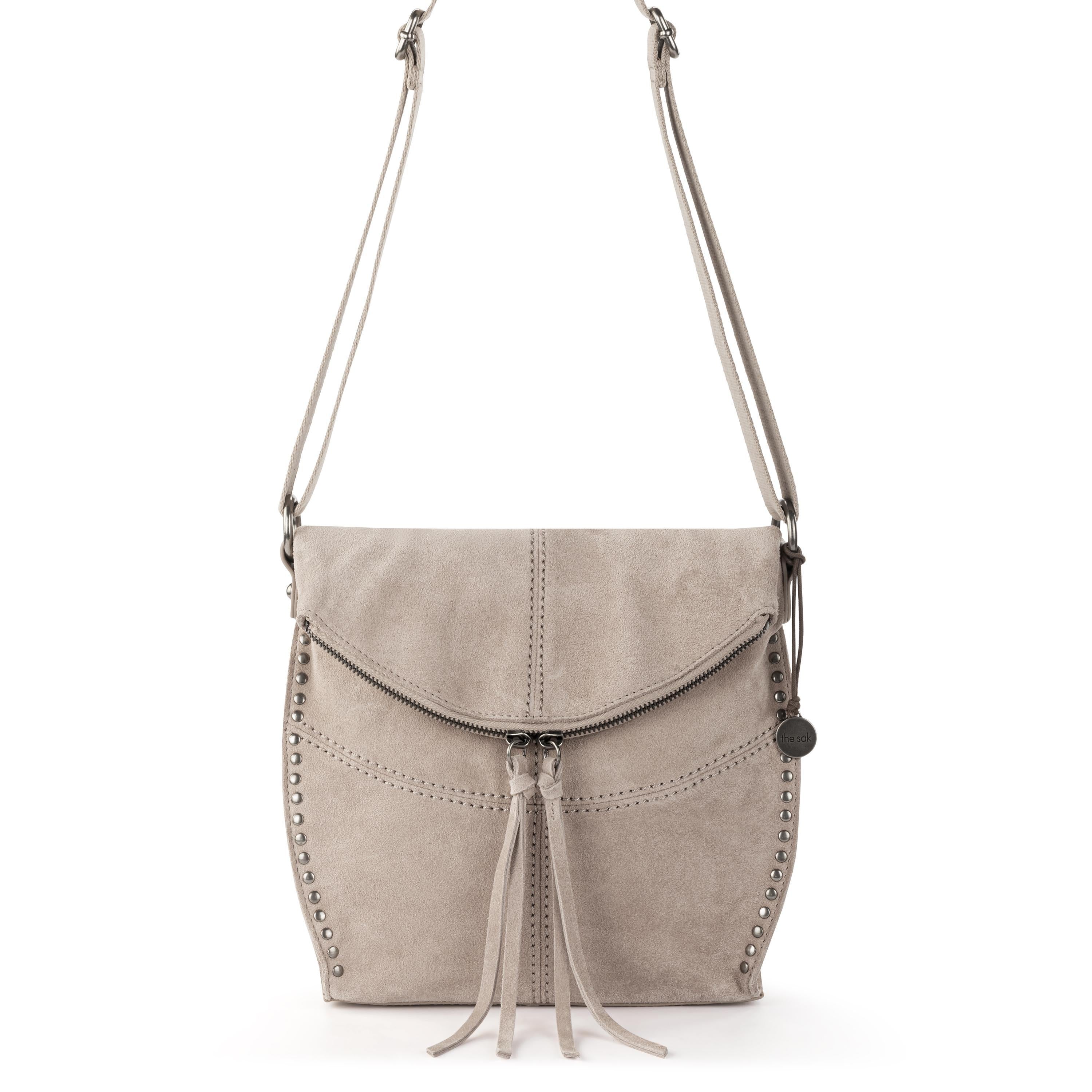 The Sak Silverlake Flap Crossbody - Leather - Sand Suede