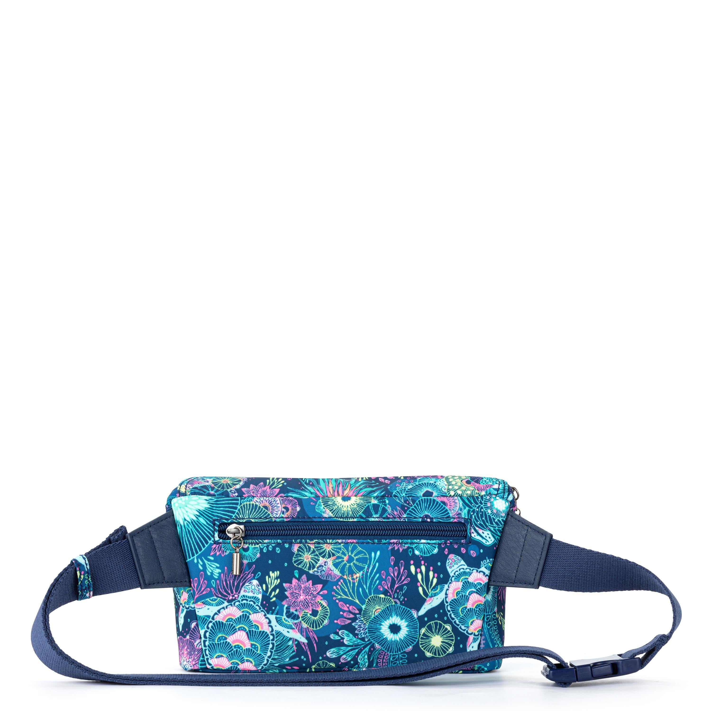 The Sak Caraway Small Belt Bag - EcoTwill - Royal Blue Seascape