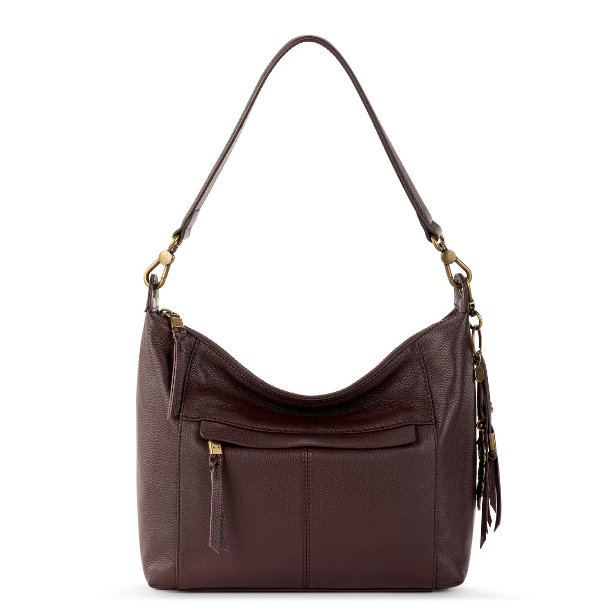 Alameda Hobo Bag in Mahogany Leather