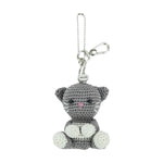 The Sak Yarnicharmz Dangle - Hand Crochet - Grey Cat