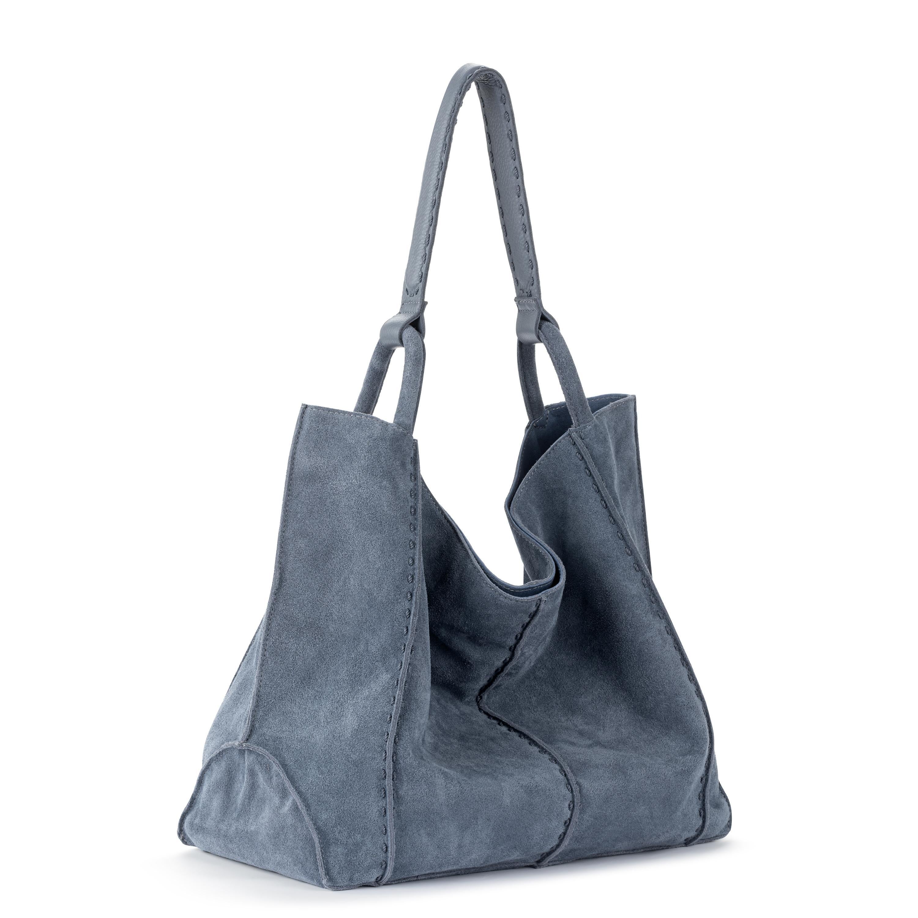 The Sak Los Feliz Large Tote - Leather - Maritime Suede