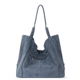 The Sak Los Feliz Large Tote - Leather - Maritime Suede