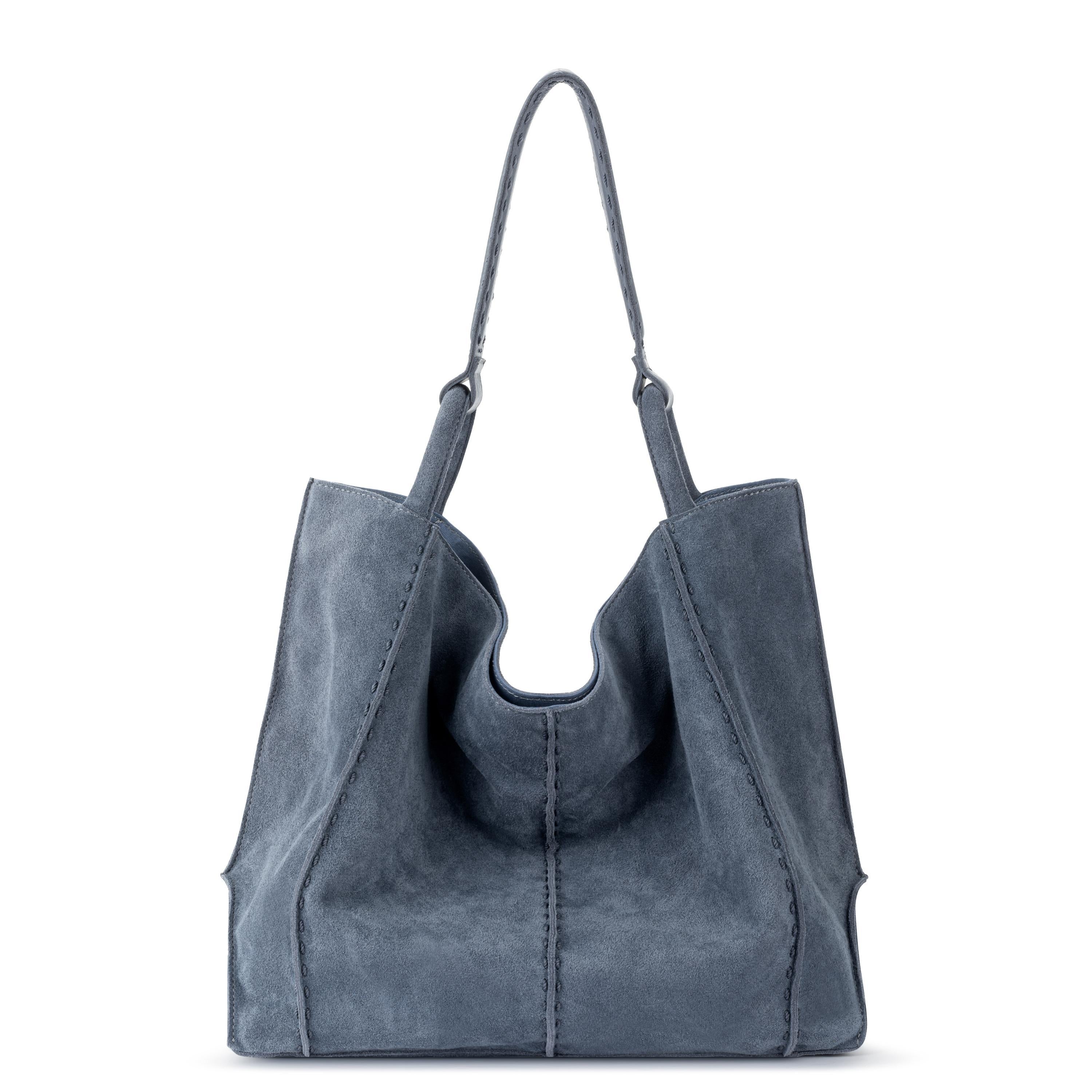 The Sak Los Feliz Large Tote - Leather - Maritime Suede