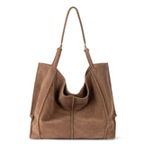 The Sak Los Feliz Large Tote - Leather - Tobacco Suede