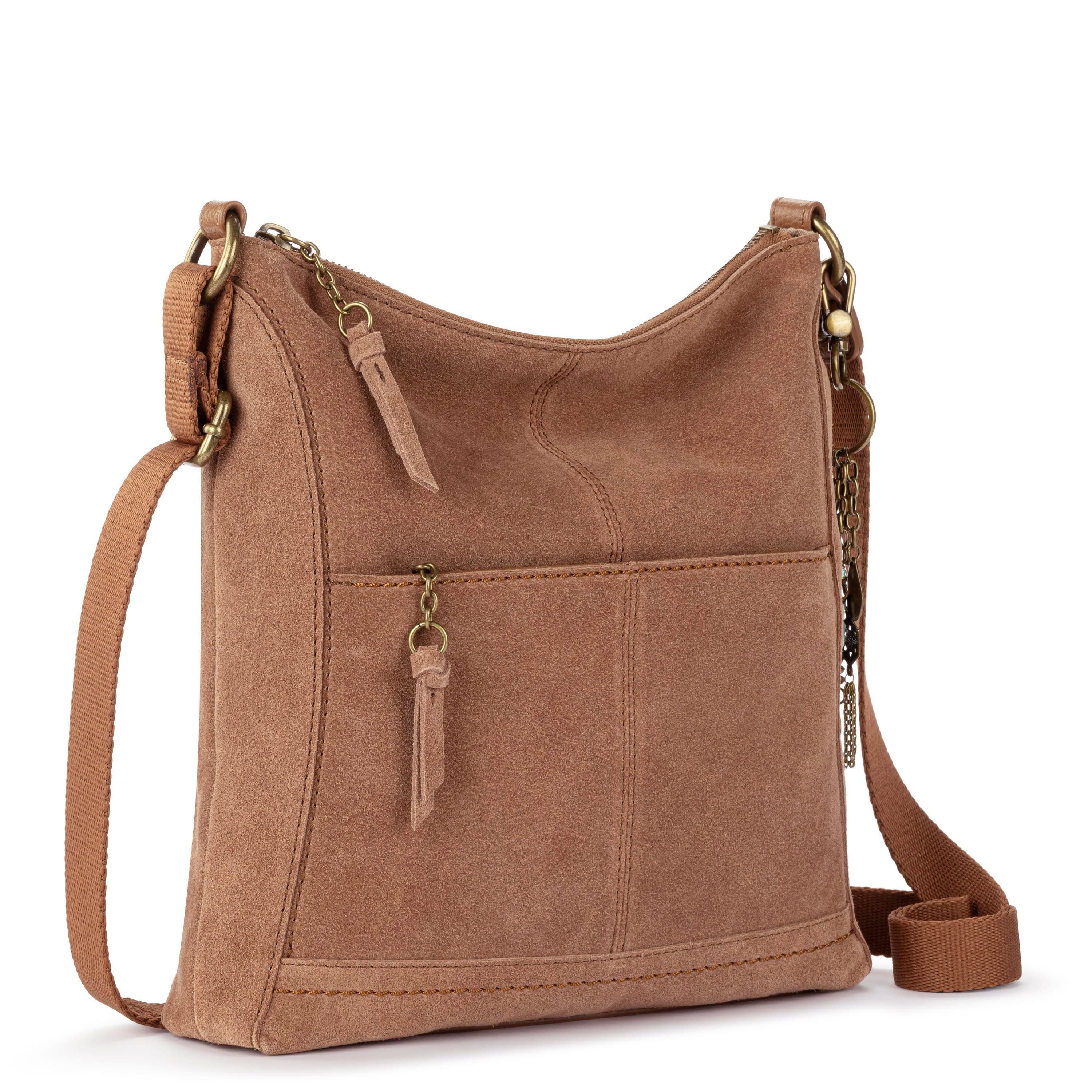 The Sak Lucia Crossbody - Leather - Tobacco Suede