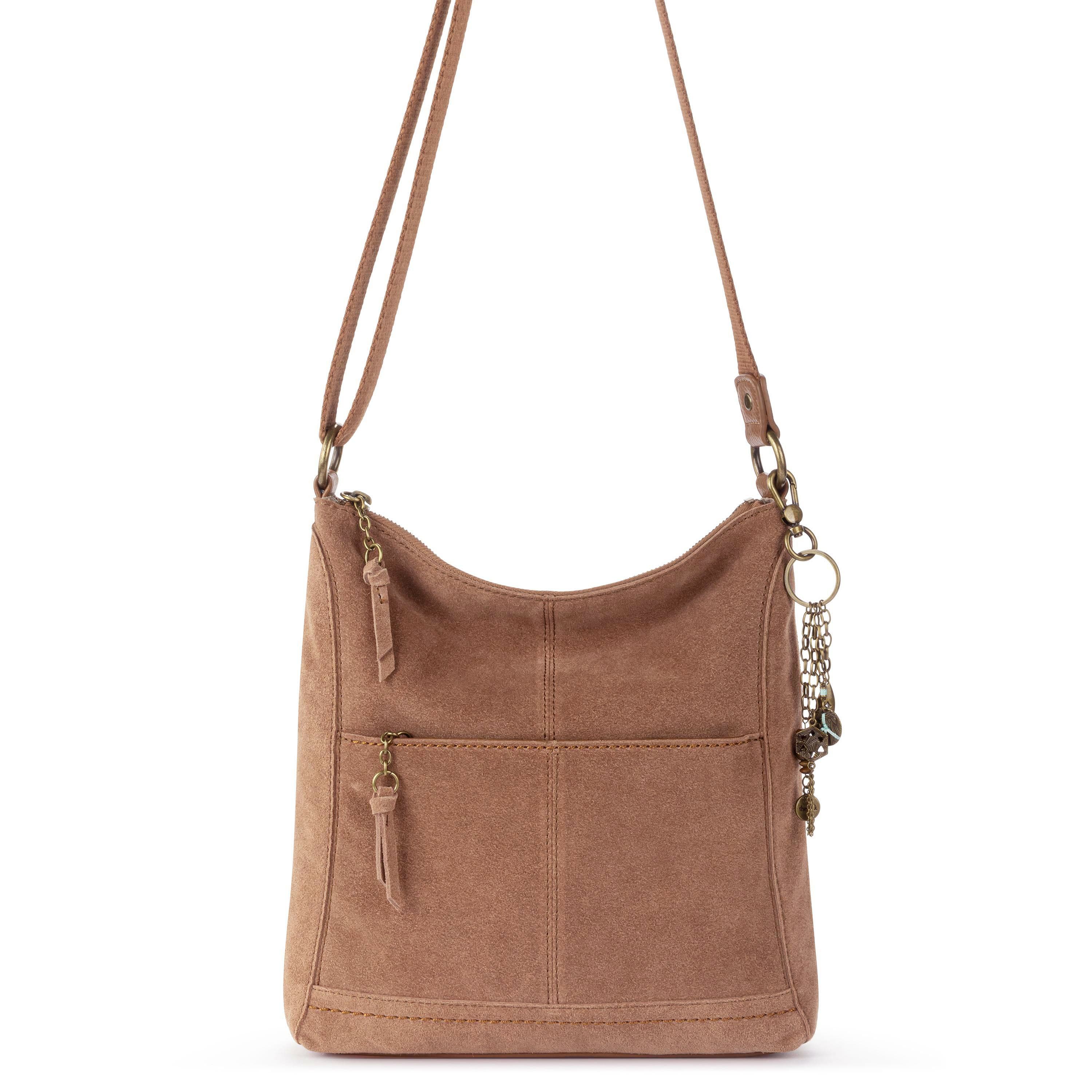 The Sak Lucia Crossbody - Leather - Tobacco Suede