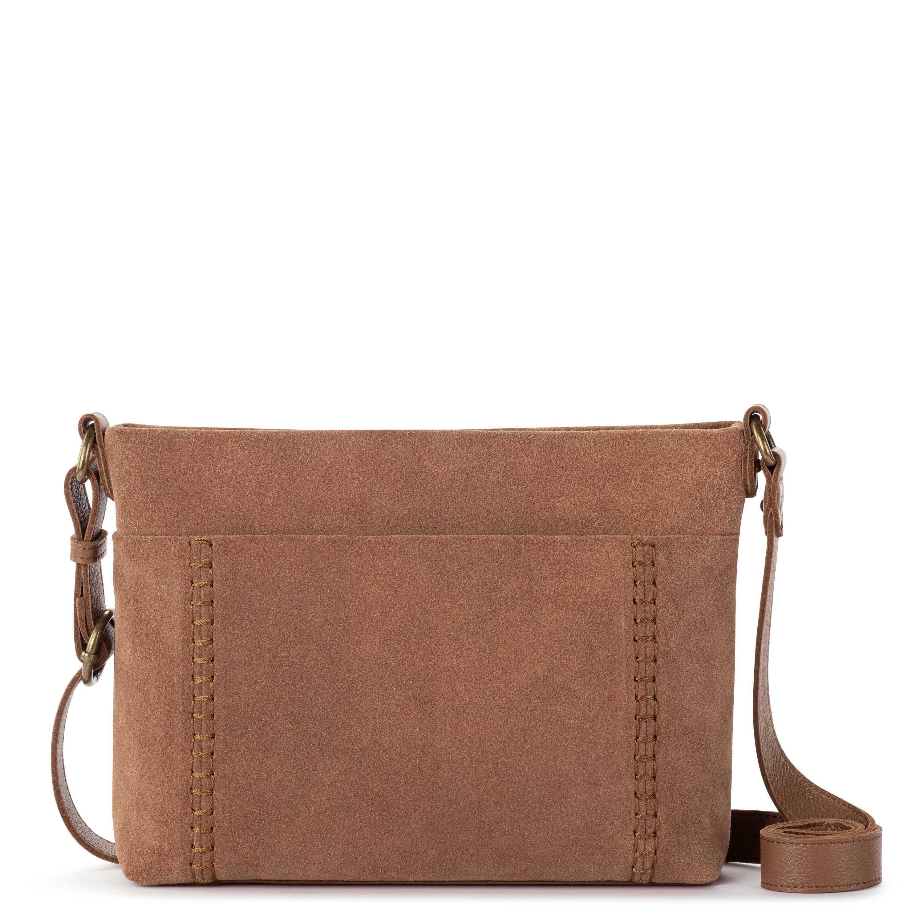 The Sak Melrose Crossbody - Leather - Tobacco Suede