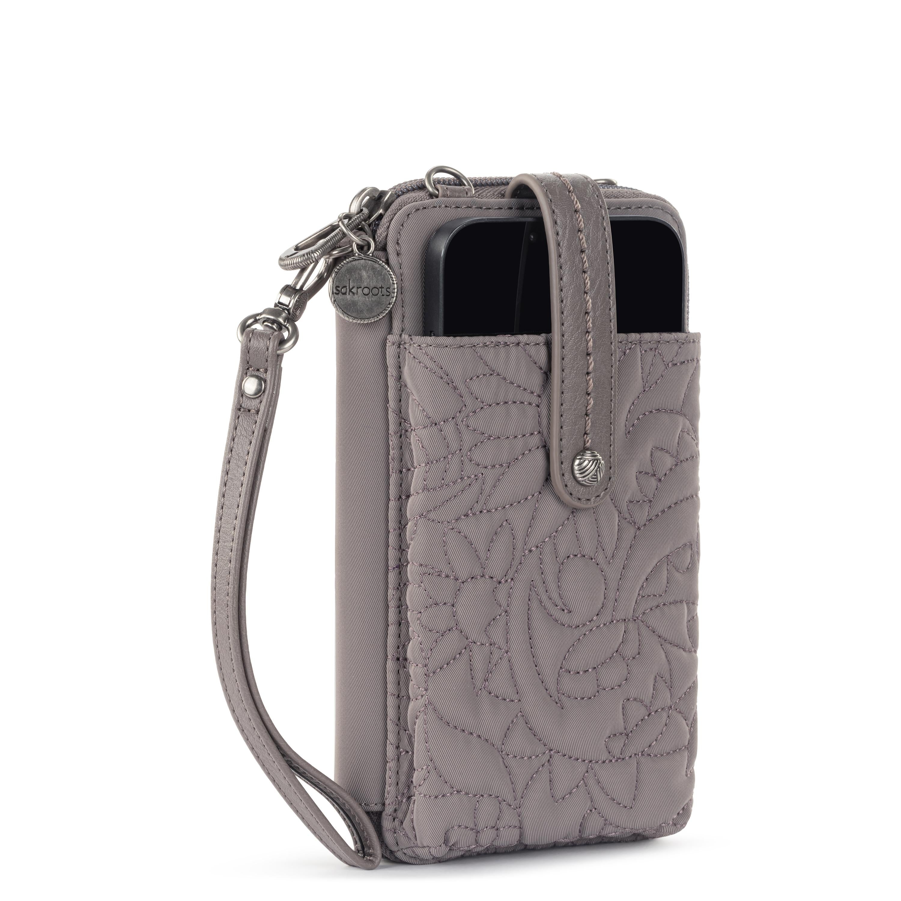 Sakroots Salinas Smartphone Wallet - EcoTwill - Mushroom Spirit Desert Quilted