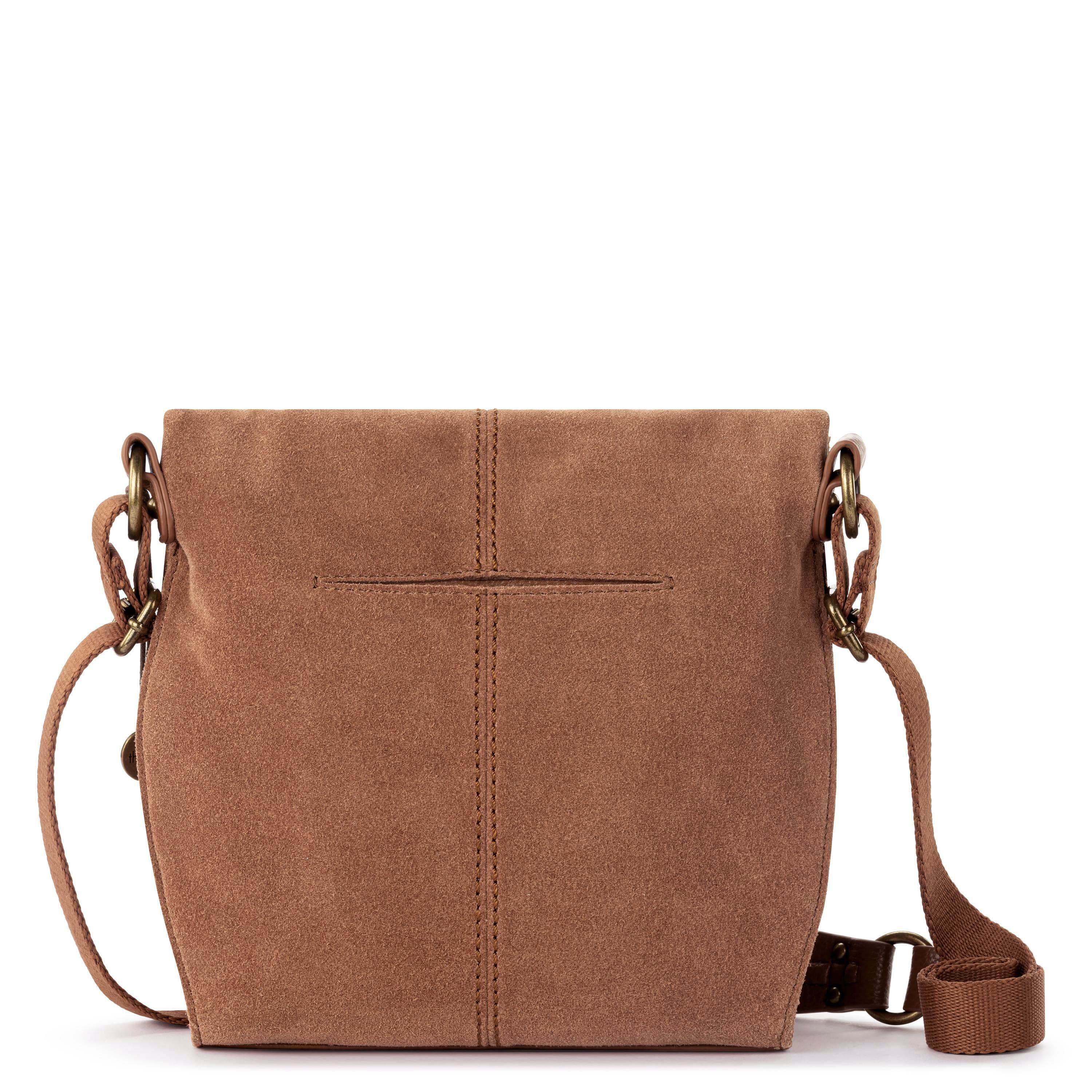 The Sak Silverlake Flap Crossbody - Leather - Tobacco Suede