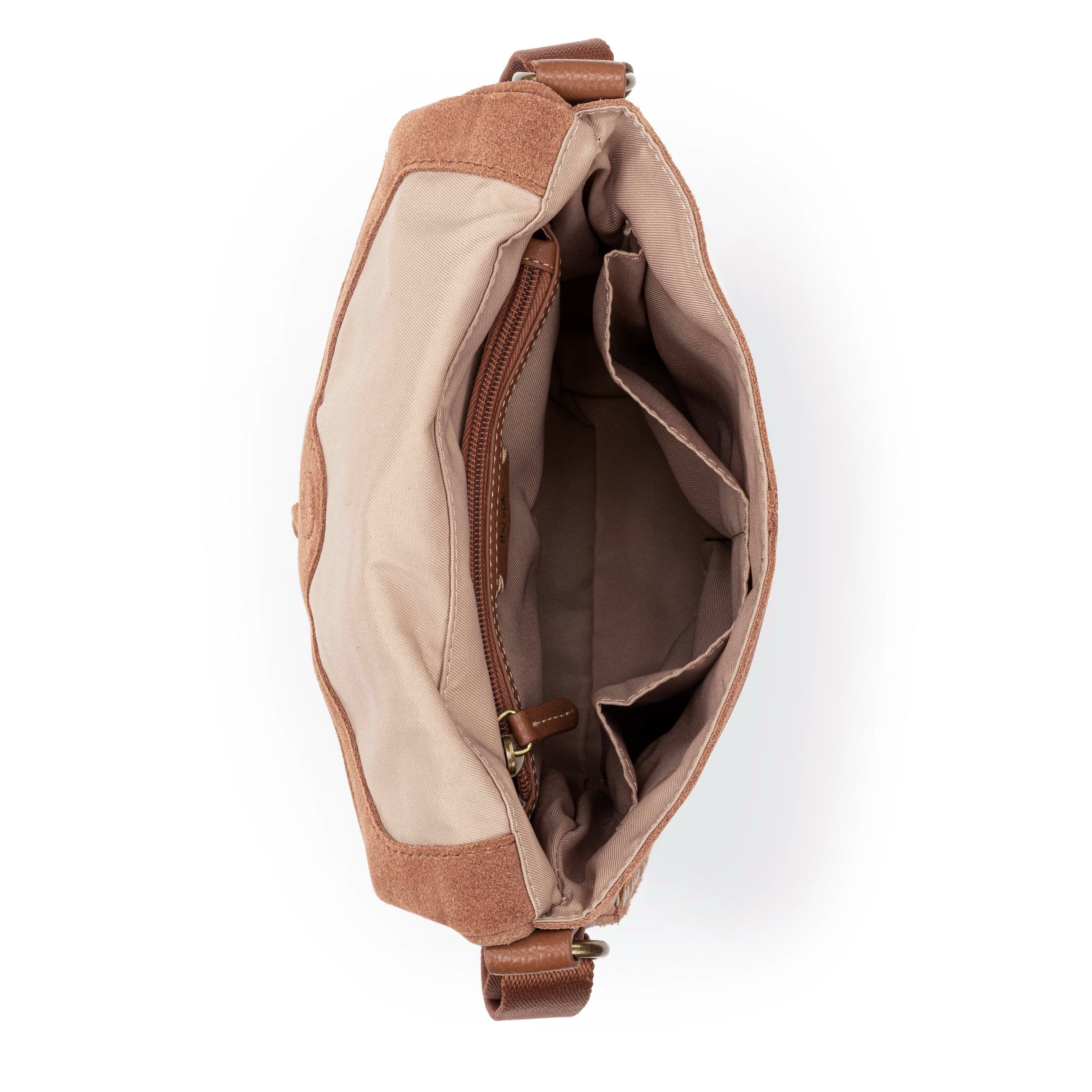 The Sak Silverlake Flap Crossbody - Leather - Tobacco Suede