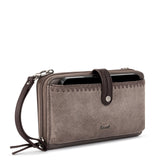 The Sak Iris Smartphone Wallet - Leather - Mushroom Suede