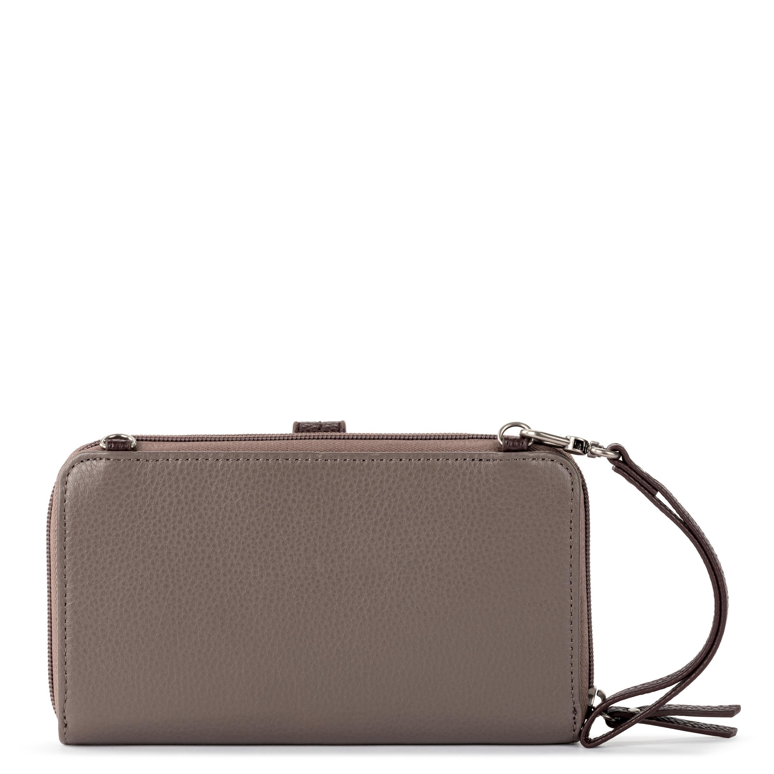 The Sak Iris Smartphone Wallet - Leather - Mushroom Suede
