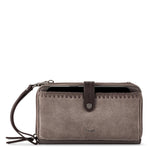 The Sak Los Feliz Large Tote Pouch 3 Piece Set - Leather - Mushroom Suede