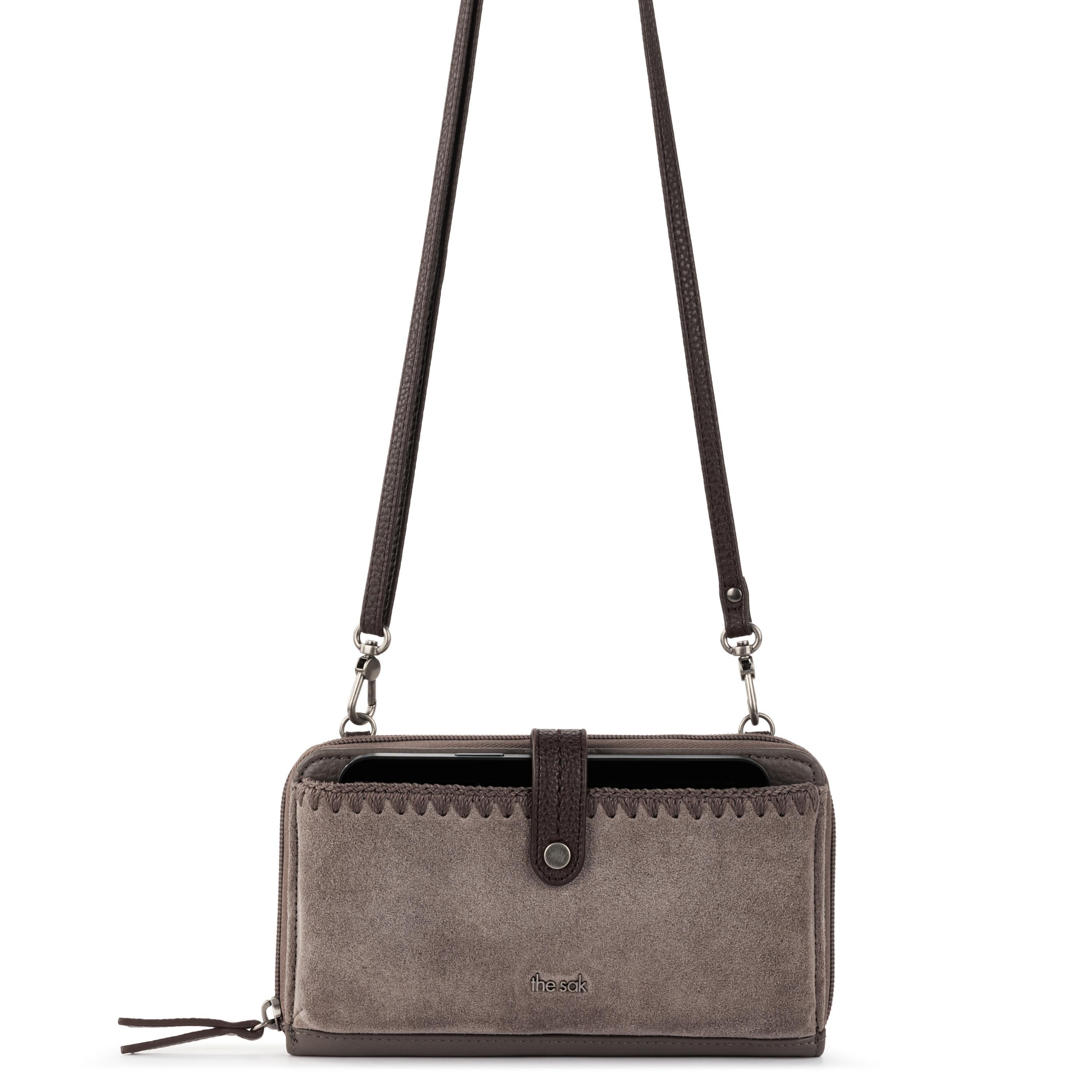 The Sak Iris Smartphone Wallet - Leather - Mushroom Suede