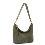 The Sak Jasmine Small Hobo - Leather - Moss Suede