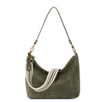 The Sak Jasmine Small Hobo - Leather - Moss Suede