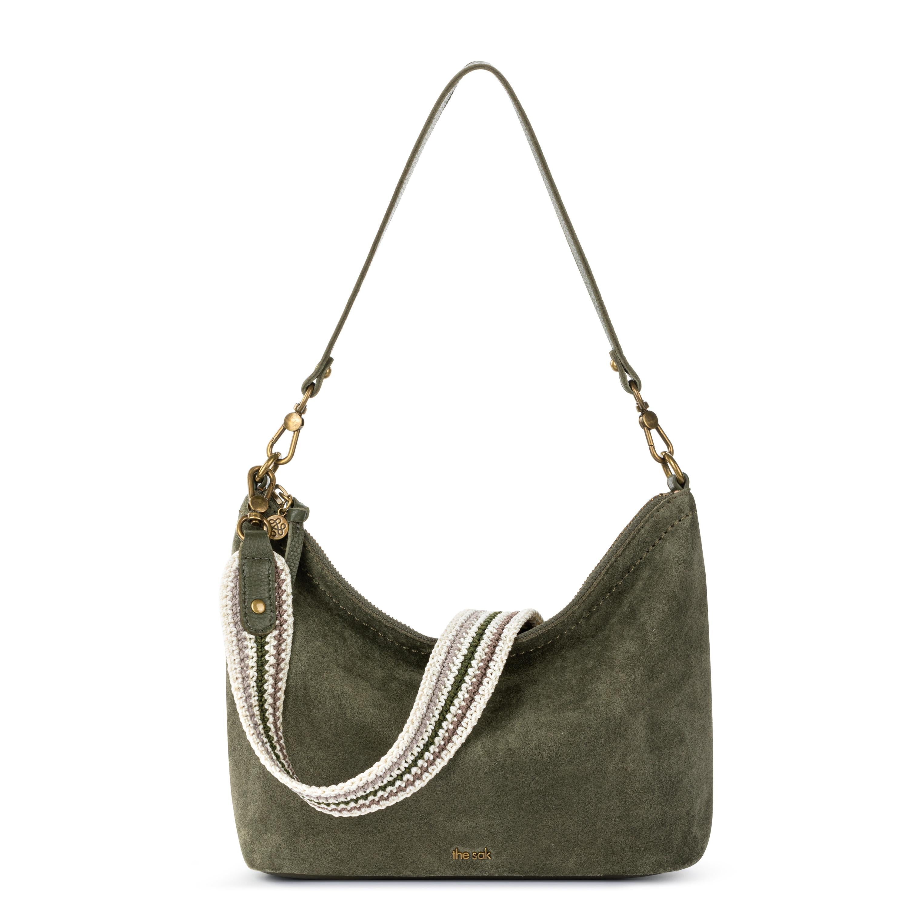 The Sak Jasmine Small Hobo - Leather - Moss Suede