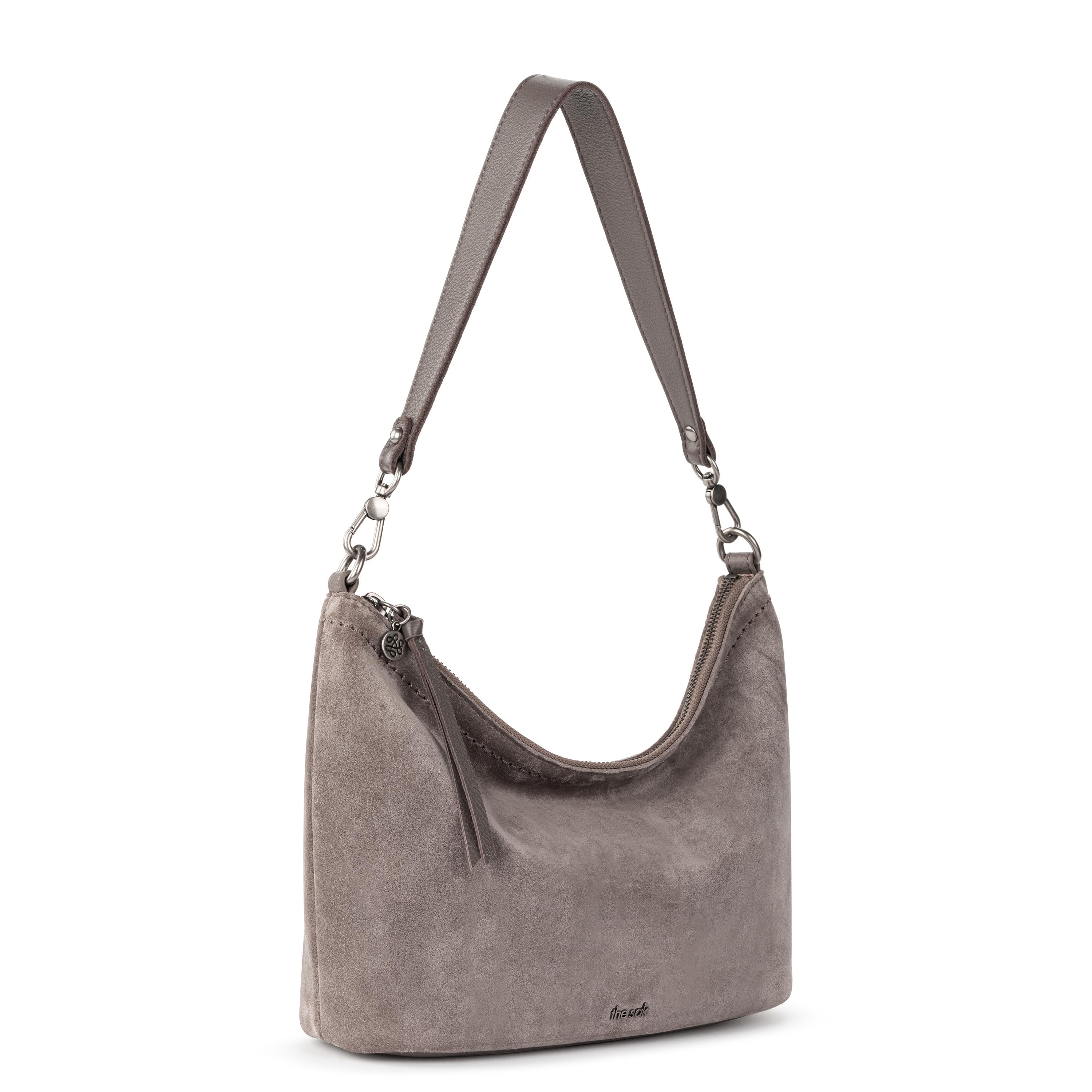 The Sak Jasmine Small Hobo - Leather - Mushroom Suede