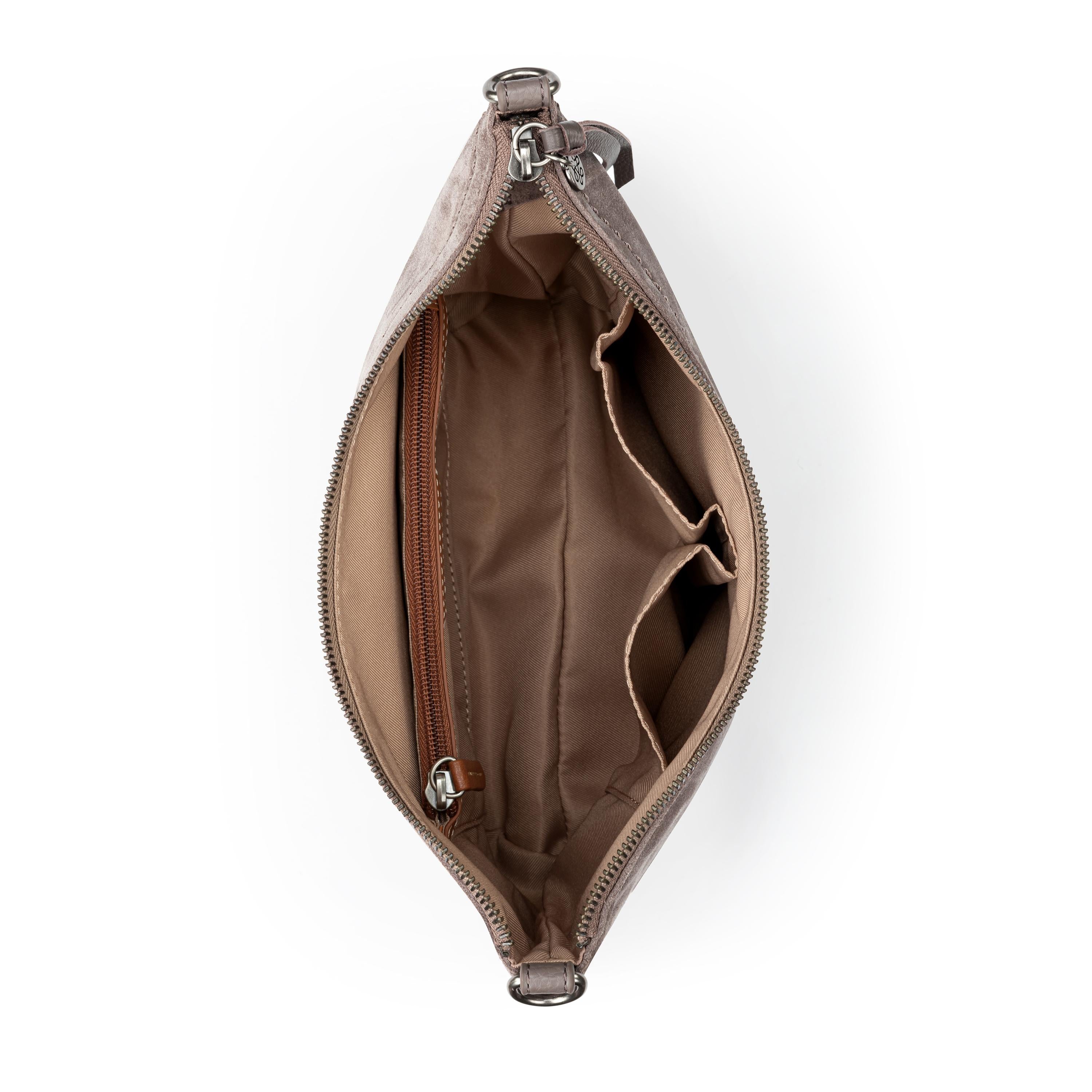 The Sak Jasmine Small Hobo - Leather - Mushroom Suede