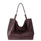 The Sak Los Feliz Large Tote - Leather - Mahogany