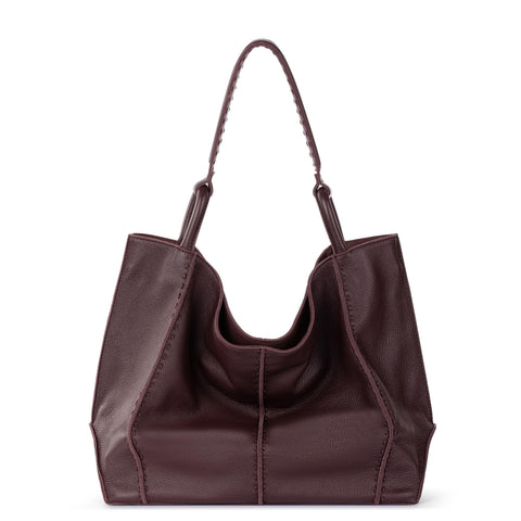 The Sak Los Feliz Large Tote - Leather - Mahogany