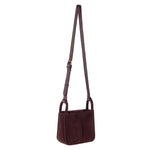 The Sak Los Feliz Mini Crossbody - Leather - Mahogany Suede