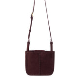 The Sak Los Feliz Mini Crossbody - Leather - Mahogany Suede
