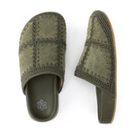 The Sak Bolinas Clog - Leather - Moss Suede Patch