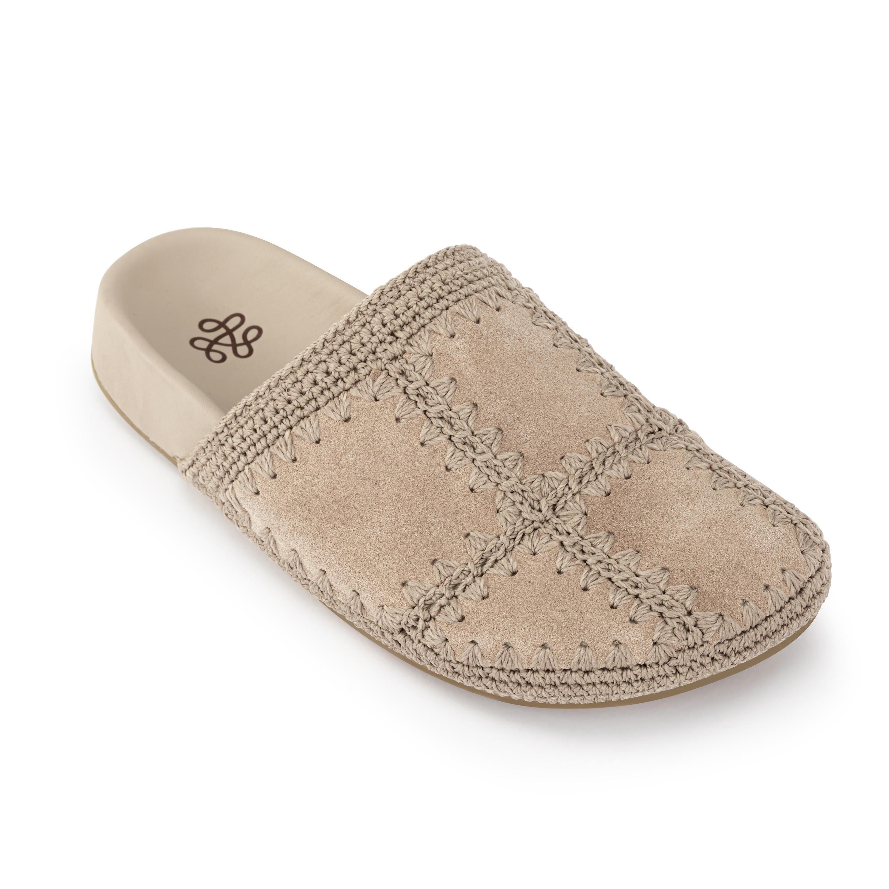The Sak Bolinas Clog - Leather - Sand Suede Patch