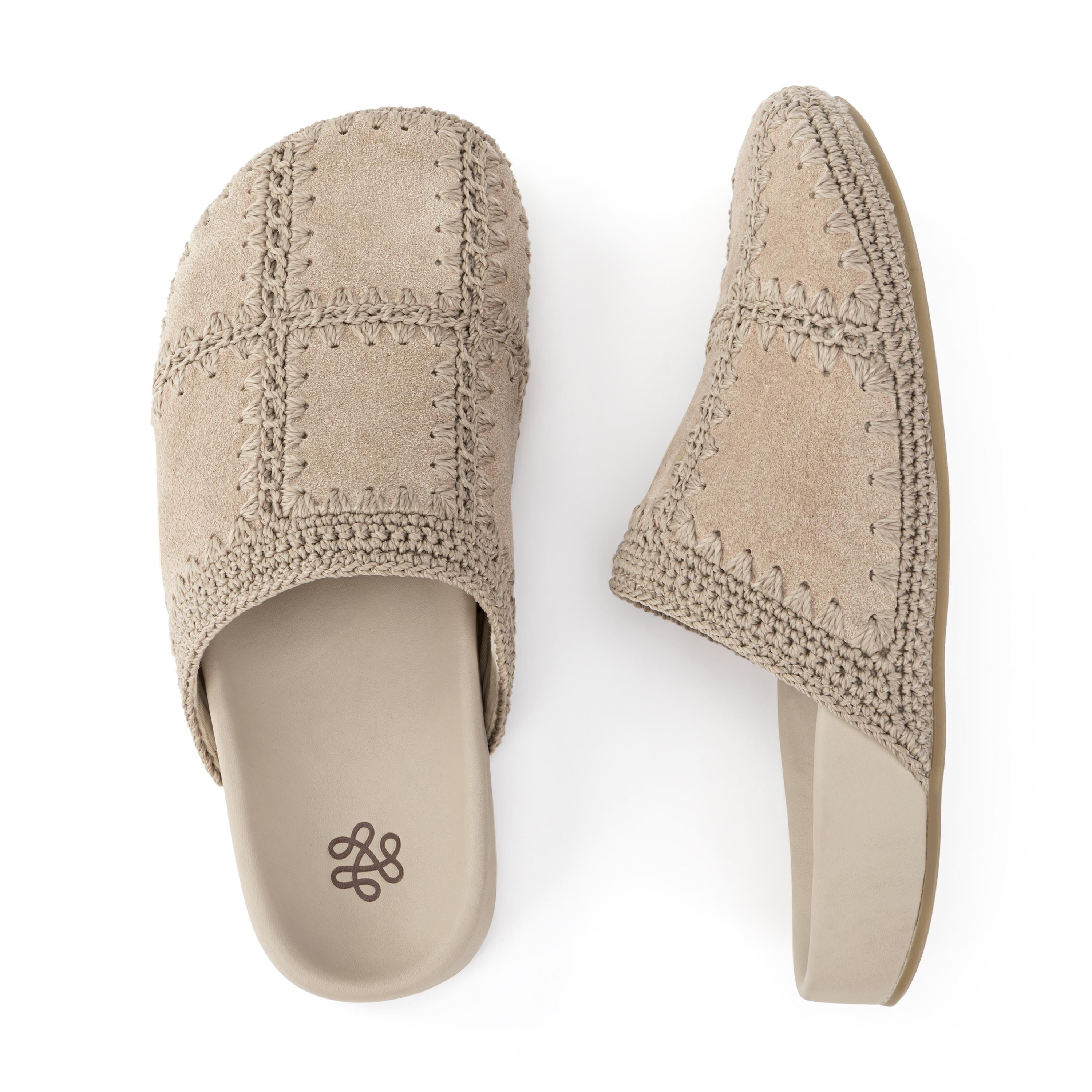 The Sak Bolinas Clog - Leather - Sand Suede Patch