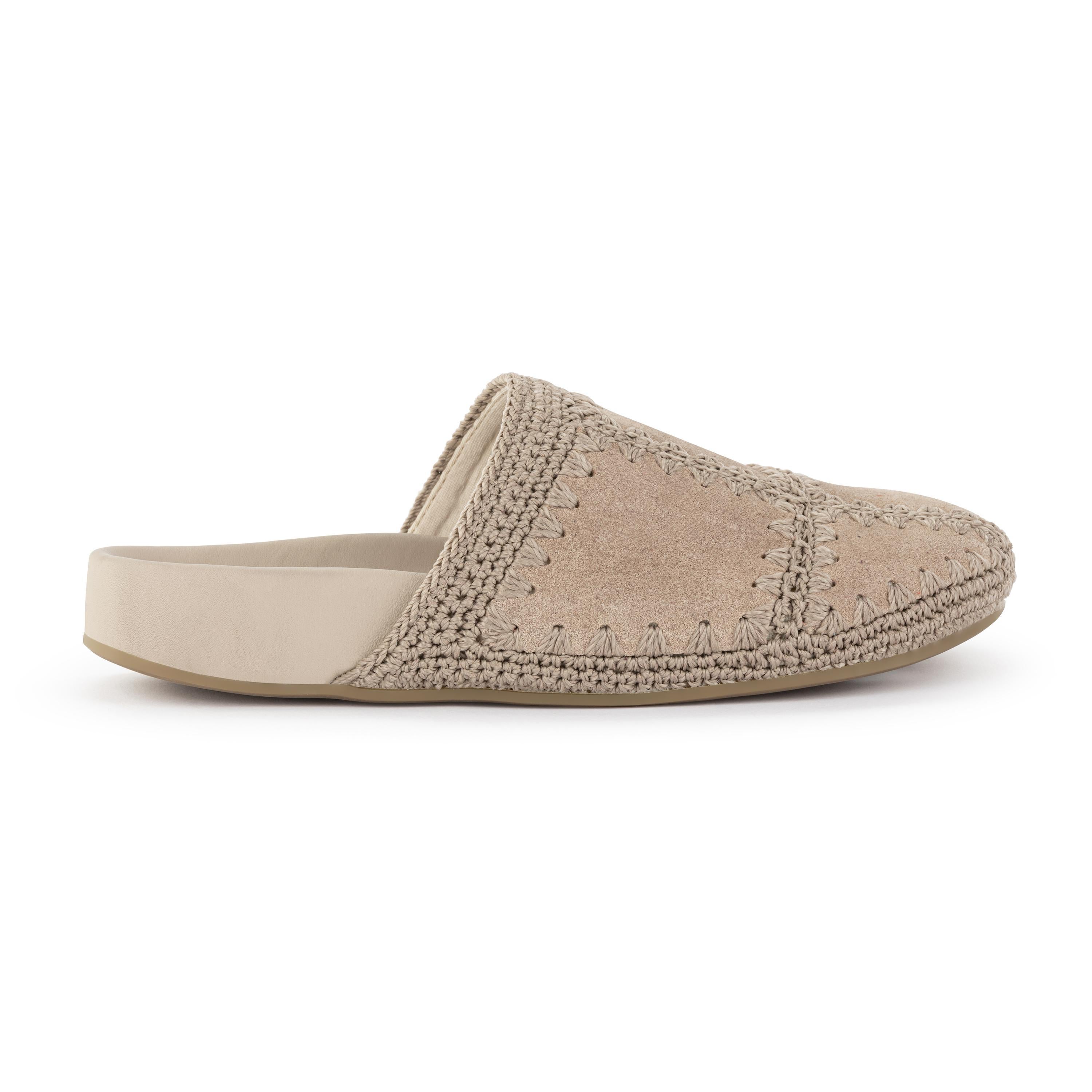 The Sak Bolinas Clog - Leather - Sand Suede Patch