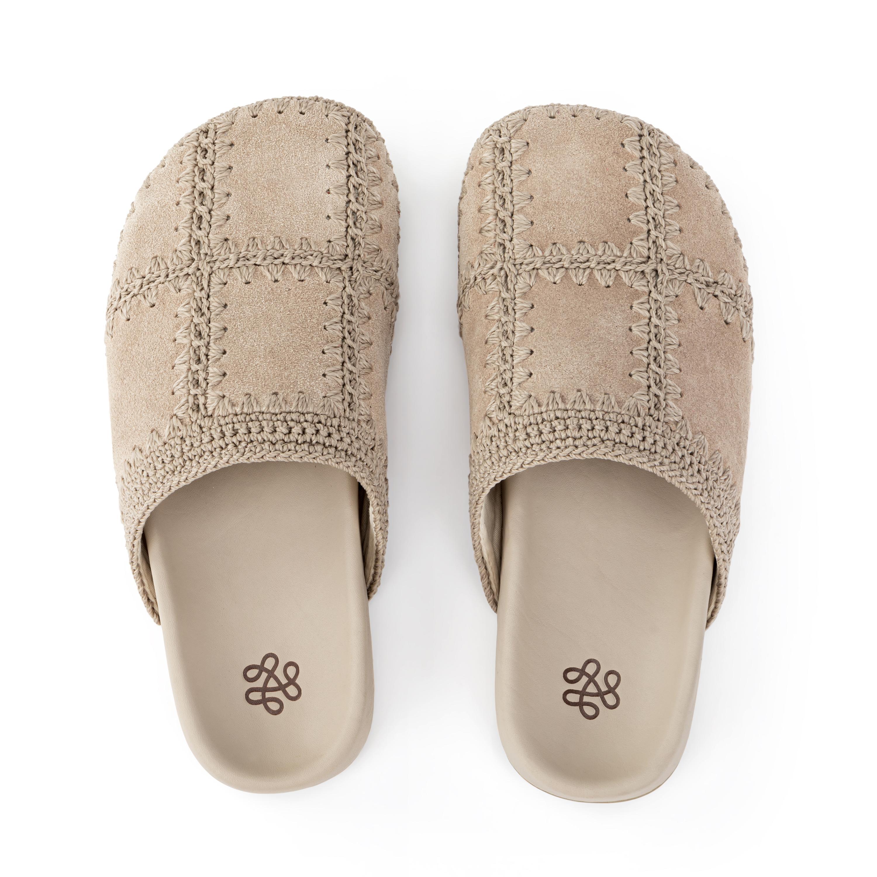 The Sak Bolinas Clog - Leather - Sand Suede Patch