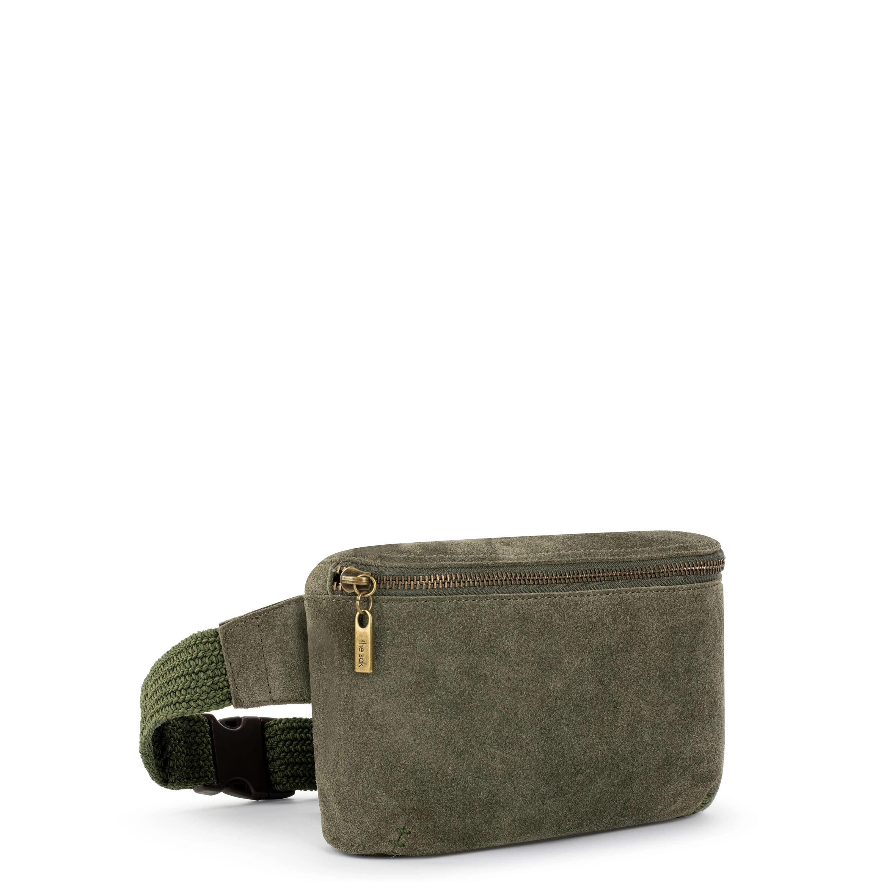 The Sak Caraway Small Belt Bag - Leather - Moss Suede