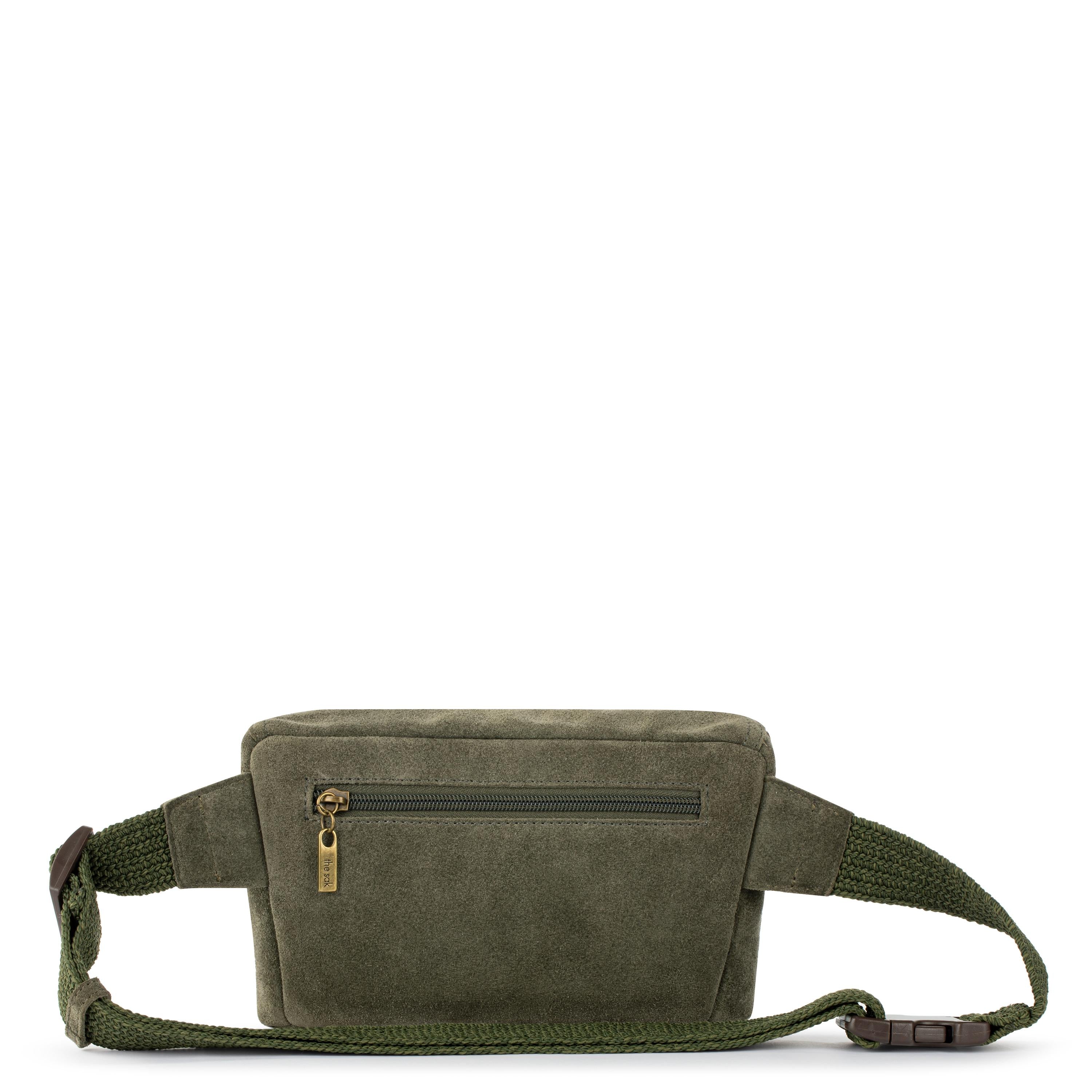 The Sak Caraway Small Belt Bag - Leather - Moss Suede