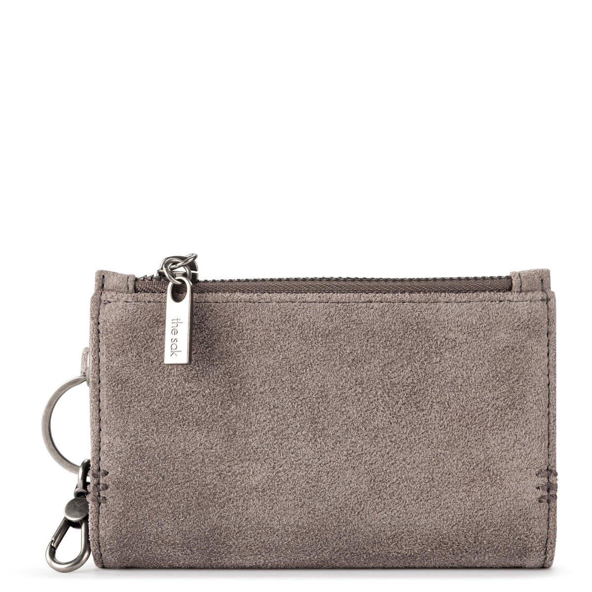 Encino Essential Wallet in Mushroom Suede