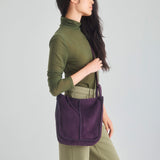 The Sak Los Feliz Crossbody - Leather - Aubergine Suede