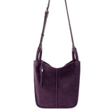The Sak Los Feliz Crossbody - Leather - Aubergine Suede