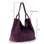 The Sak Los Feliz Large Tote - Leather - Aubergine Suede
