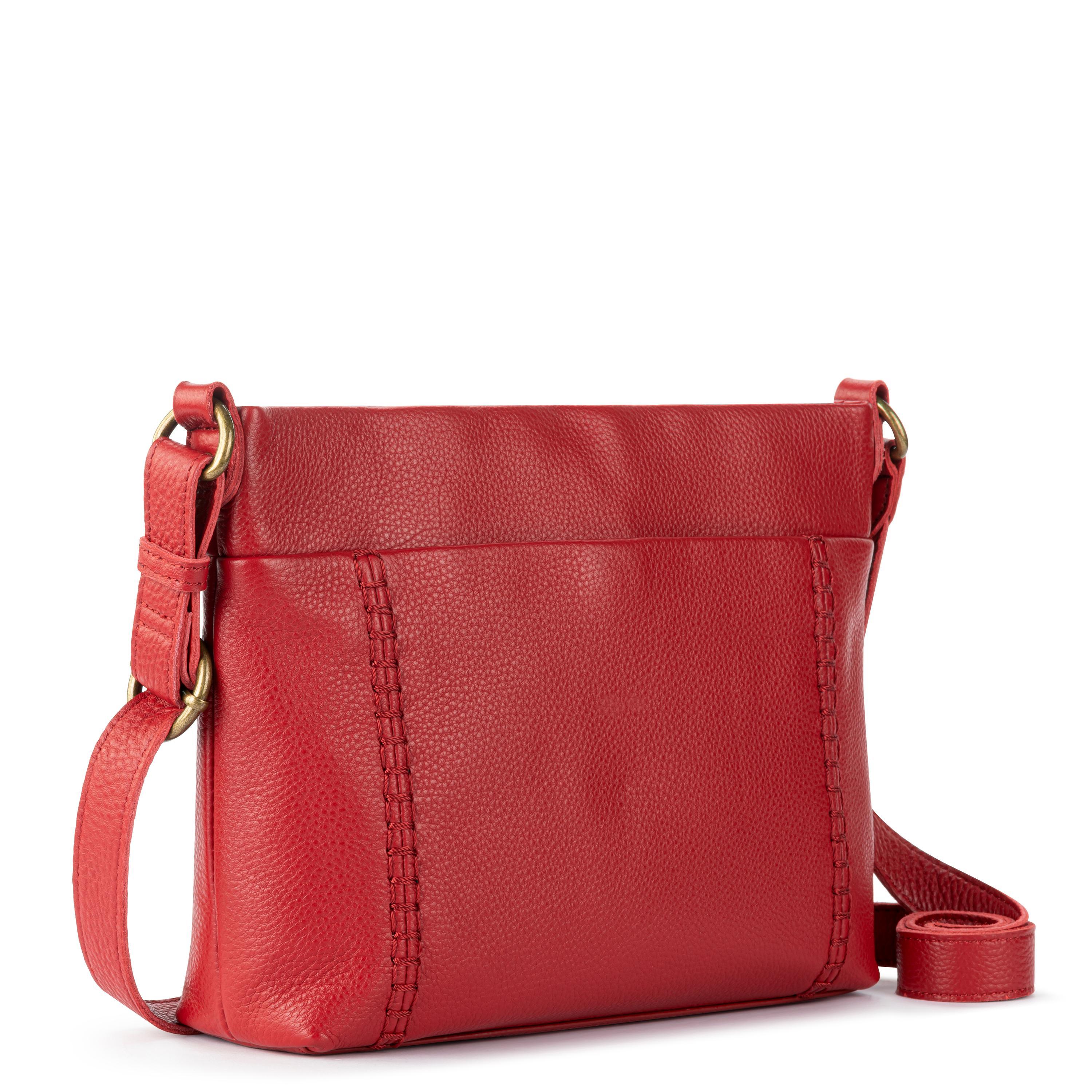 The Sak Melrose Crossbody - Leather - Scarlet