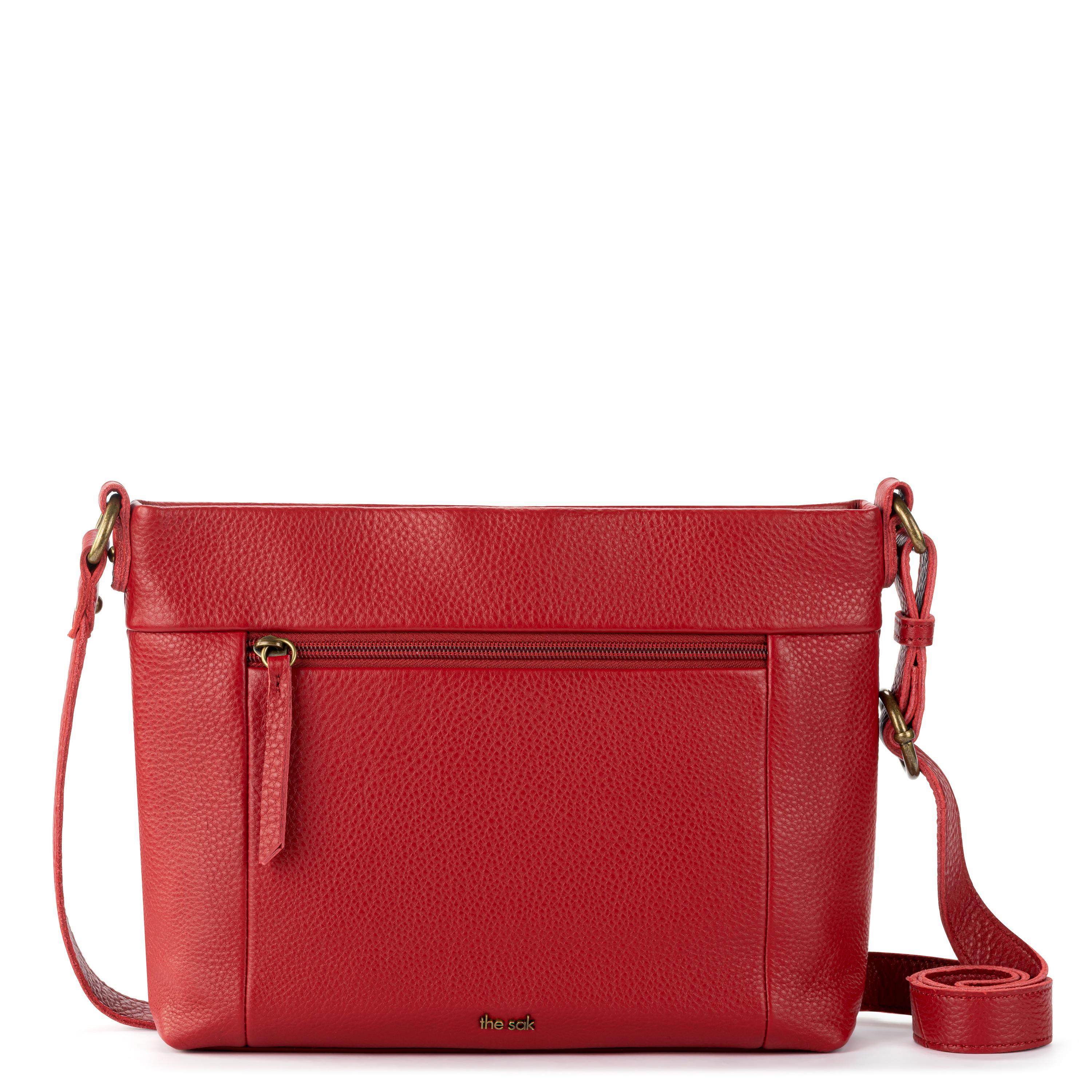 The Sak Melrose Crossbody - Leather - Scarlet