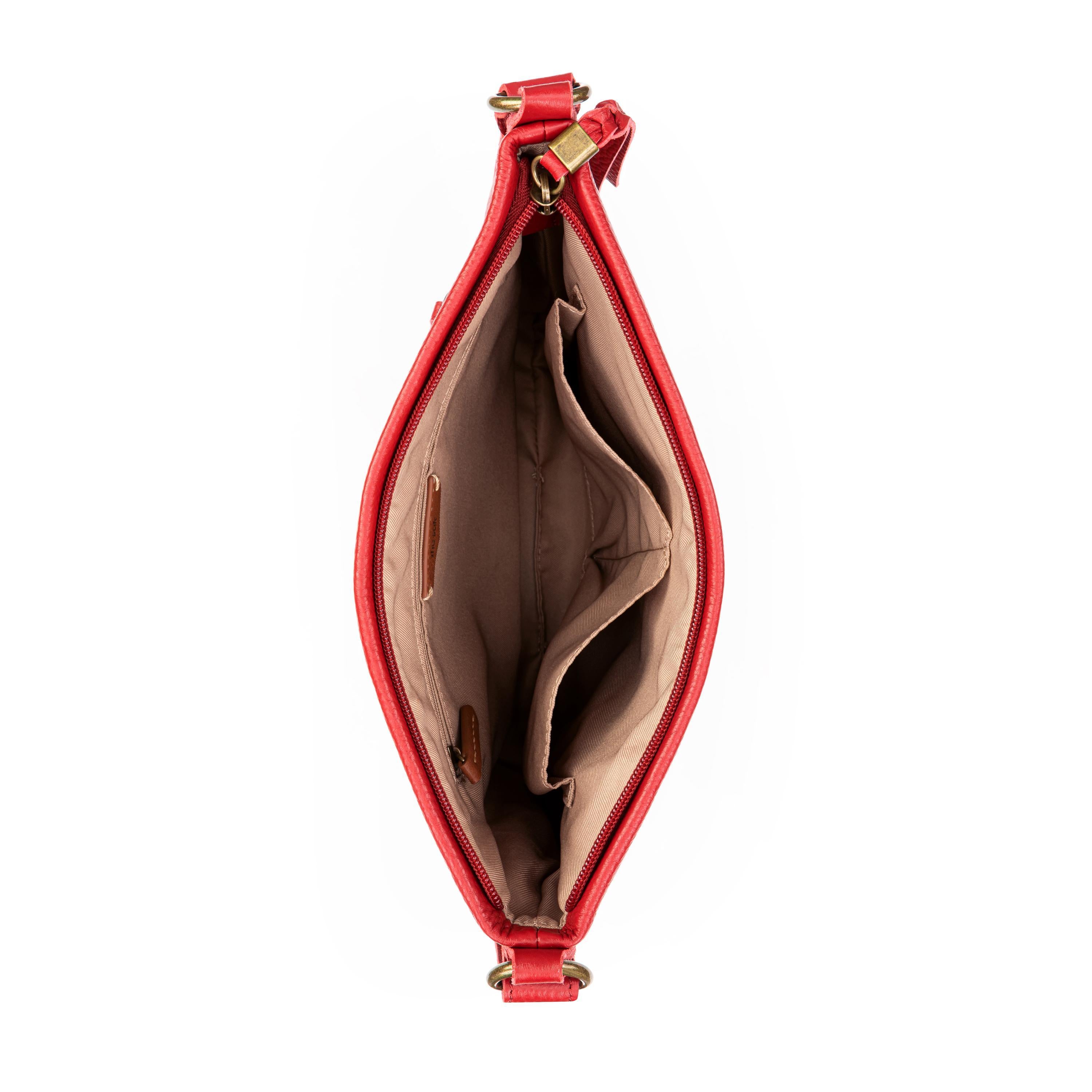 The Sak Melrose Crossbody - Leather - Scarlet